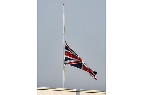 Ahmedabad plane crash: British national flag flies at half-mast