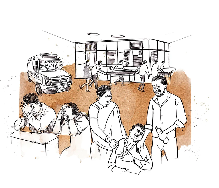 A mother recovers, unaware her son is gone.
- Saahil