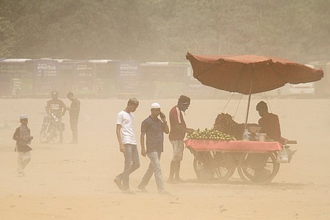 Dust storm in Gurugram