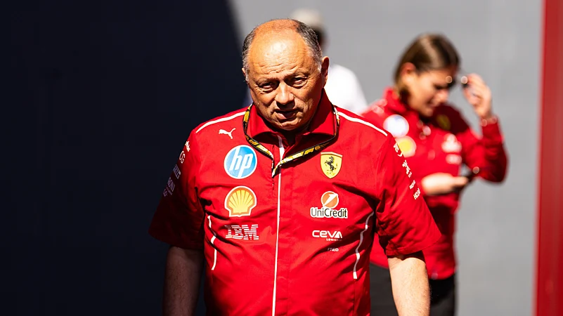 Ferrari team principal Fred Vasseur