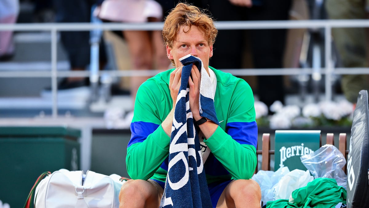 Jannik Sinner at the French Open final