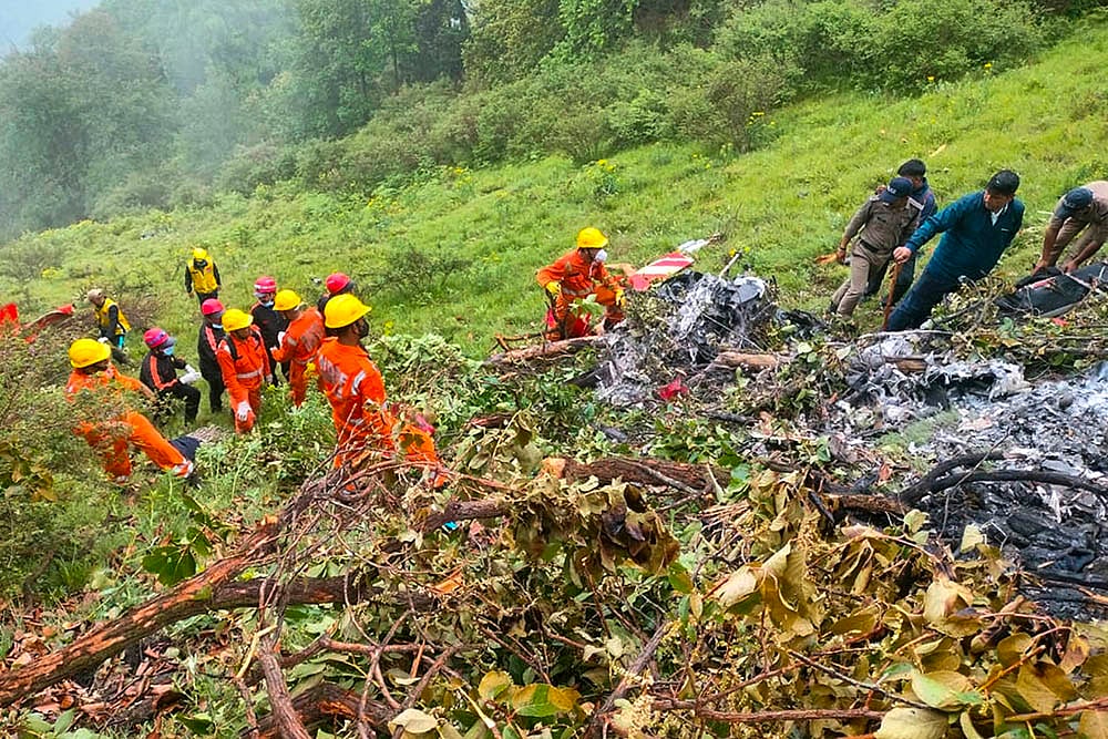| Photo: PTI : Kedarnath helicopter accident