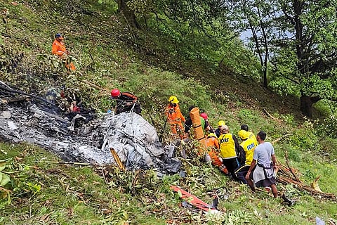 Helicopter crash near Kedarnath