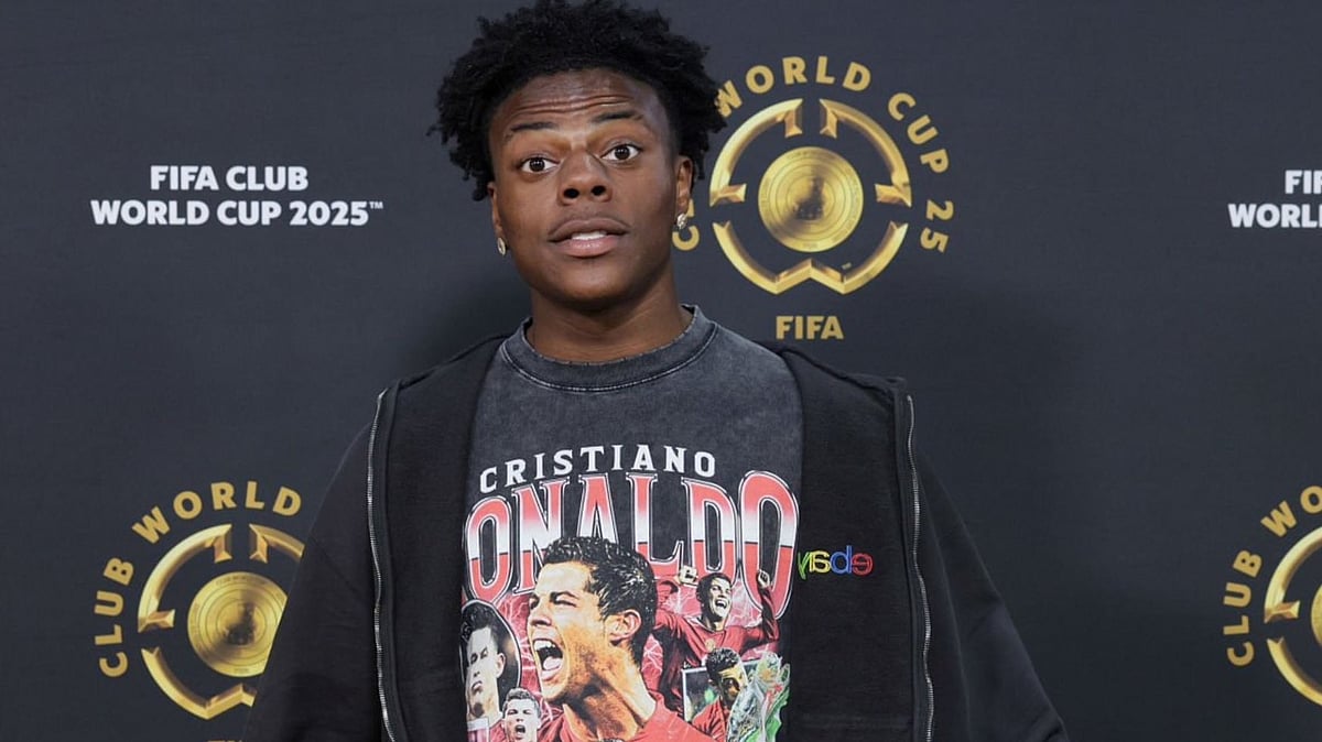 IShowSpeed at the tournament wearing Ronaldo on his shirt. - X/IShowSpeedHQ