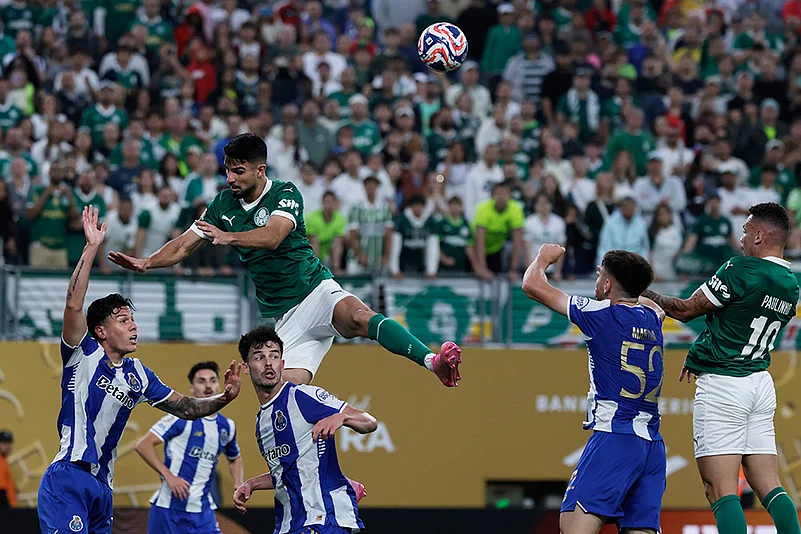World Cup group A soccer match: Porto vs Palmeiras