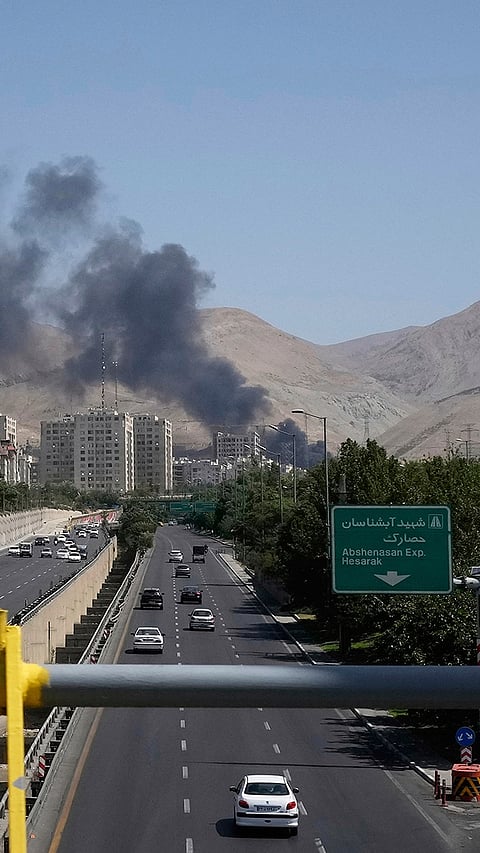 Israel Attacks Iran oil storage facility