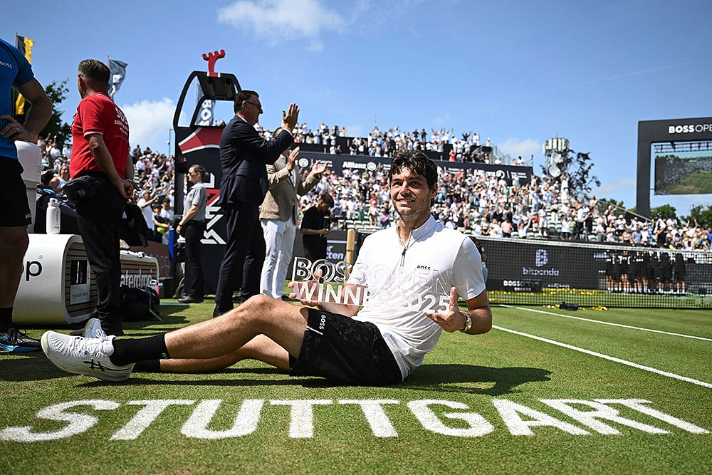 | Photo: Marijan Murat/dpa via AP : Stuttgart Open Final 2025: Taylor Fritz vs Alexander Zverev