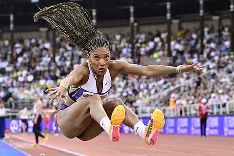 Sweden Athletics Diamond League 2025: Tara Davis-Woodhall of the U.S.