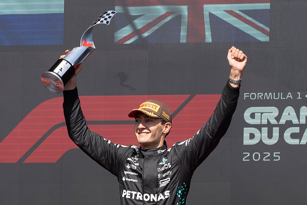| Photo: Christinne Muschi/The Canadian Press via AP : Canadian Grand Prix George Russell