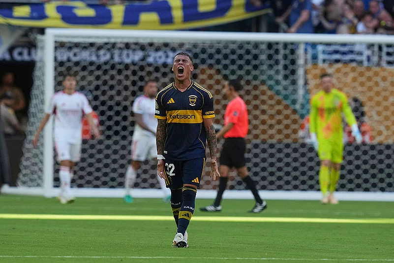 Ayrton Costa Boca Juniors vs Benfica FIFA Club World Cup 2025 Group C match AP Photo