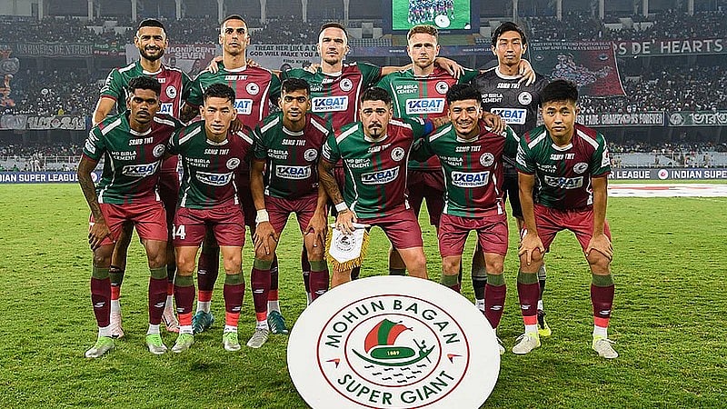 | Photo: FSDL/ISL : File photo of the Mohun Bagan Super Giant team in an Indian Super League match.