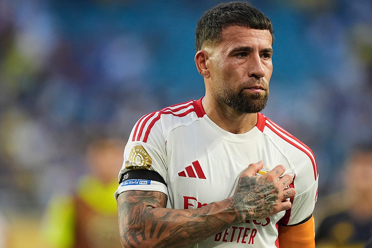 Nicolas Otamendi Boca Juniors vs Benfica FC FIFA Club World Cup 2025 Group C match AP Photo