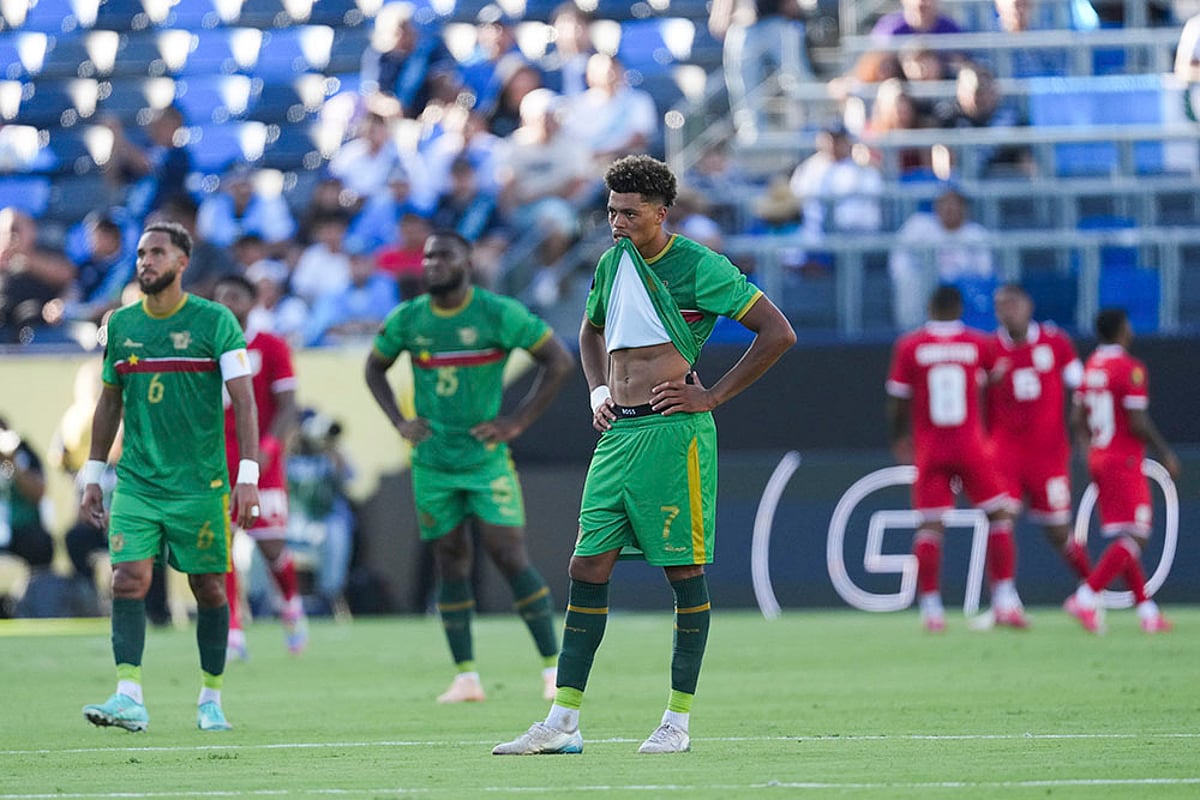 CONCACAF Gold Cup Soccer Group C match Panama vs Guadeloupe: Noah Cadiou