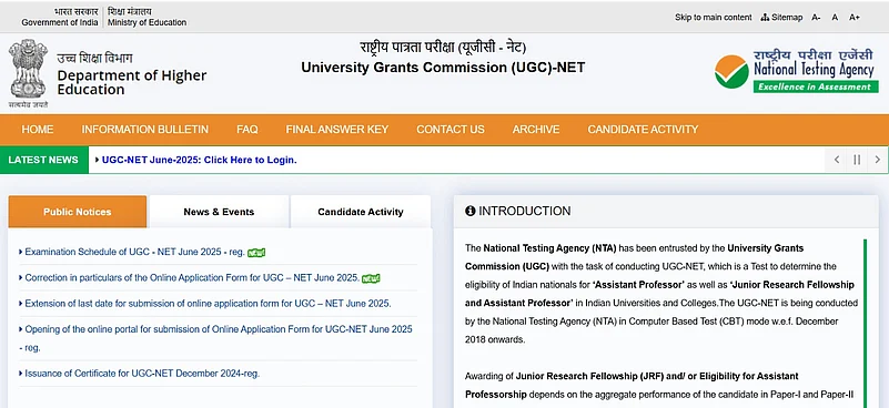 UGC NET 2025 Admit Card