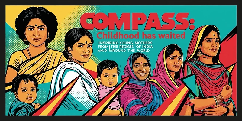 Artistic Illustration for Compass: Childhood has waited