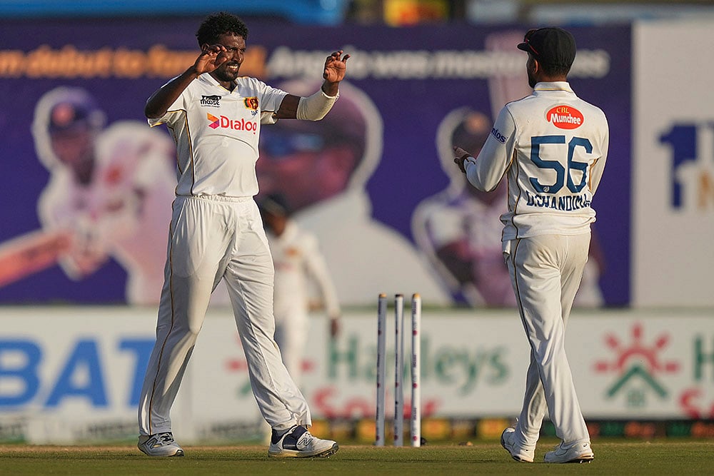 | Photo: AP/Eranga Jayawardena : Sri Lanka vs Bangladesh, 1st Test Day 2