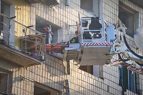 Drone Attack On Kyiv