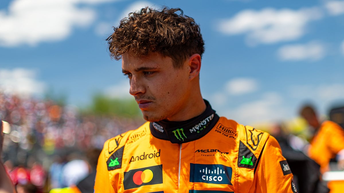 Lando Norris after his crash in Montreal - null