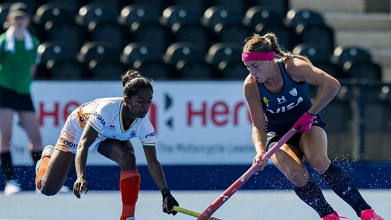 India Vs Argentina, FIH Women’s Pro League 2024-25: Glimpses from the Game. - Hockey India