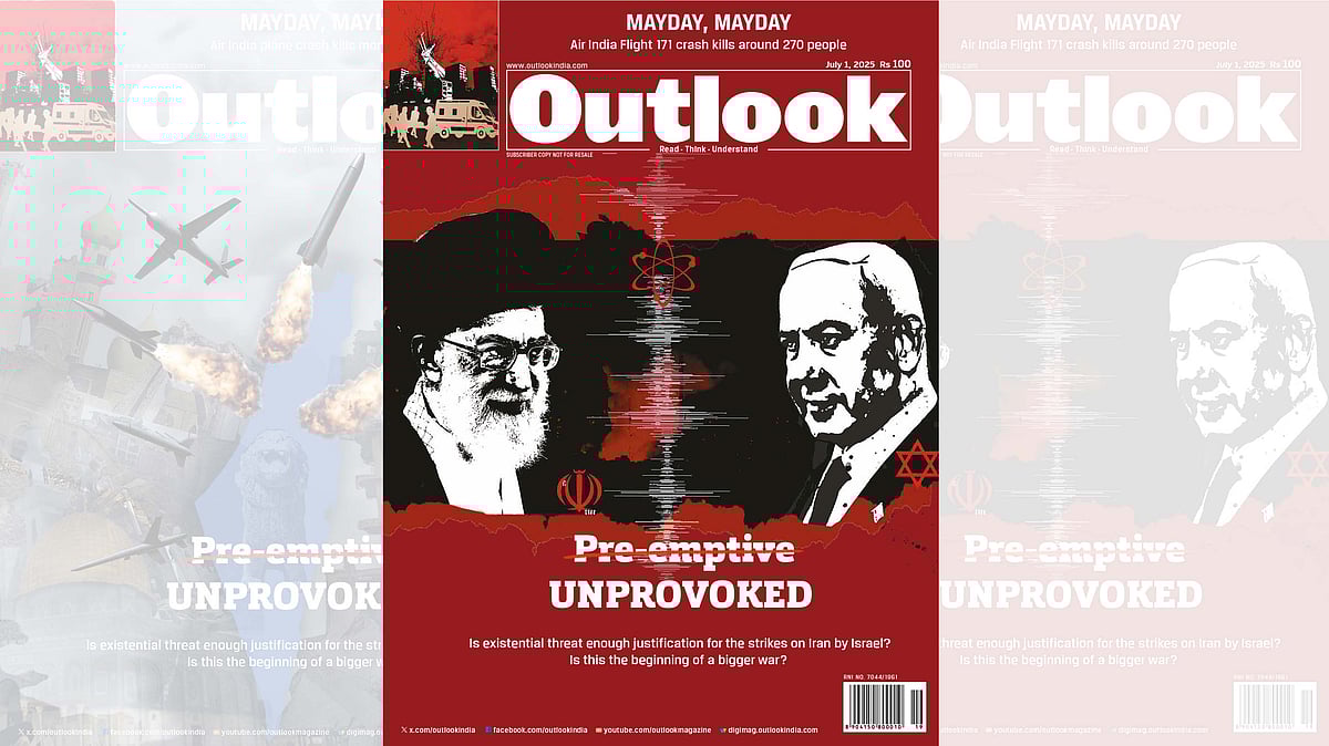 Outlook India cover for July 1, 2025 issue. - Outlook India