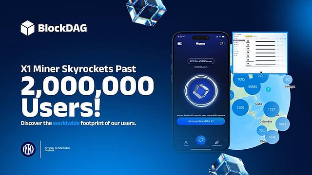 2M Users Join X1 App: BlockDAG Builds The Most Accessible Crypto Mining Network & Hardware Shipping From June 30