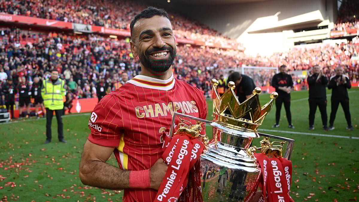 Liverpool's Mohamed Salah - null