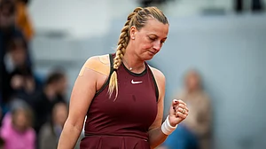 Former Wimbledon champion Petra Kvitova