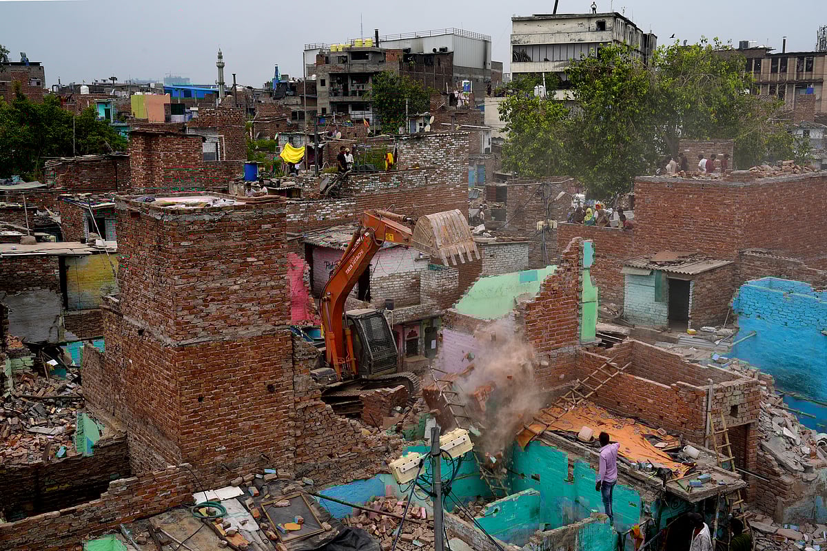 SURESH K PANDEY : Slum Demolition at Ashok Vihar, New Delhi