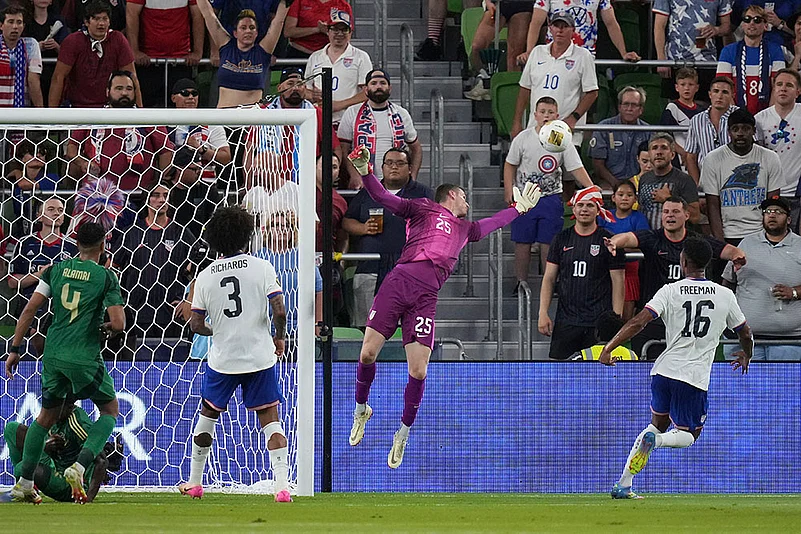 Concacaf Gold Cup 2025 group D match Saudi Arabia vs USA: Matt Freese