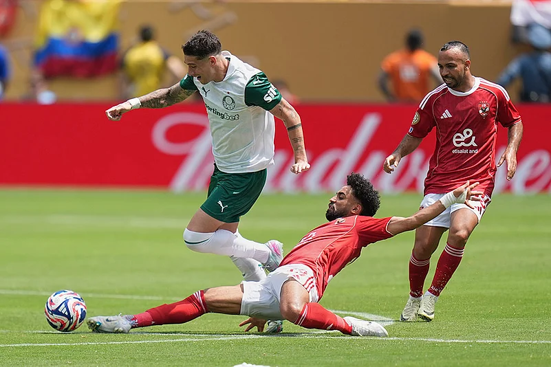 FIFA Club World Cup 2025 group A Soccer match Palmeiras vs Al Ahly: Marwan Attia