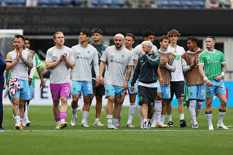 FIFA Club World Cup 2025 group B Soccer match Seattle Sounders vs Atletico Madrid photo