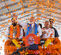 PTI : PM Modi in Siwan, Bihar