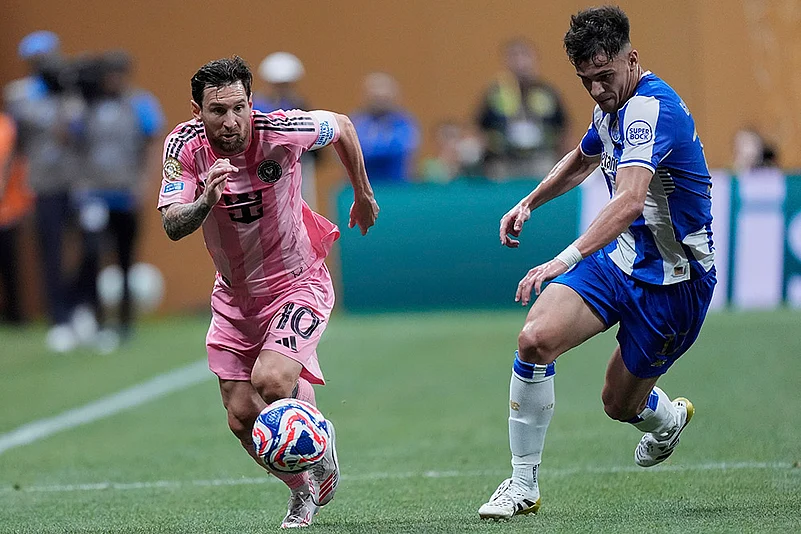 FIFA Club World Cup 2025 group A Soccer match Inter Miami vs Porto: Lionel Messi