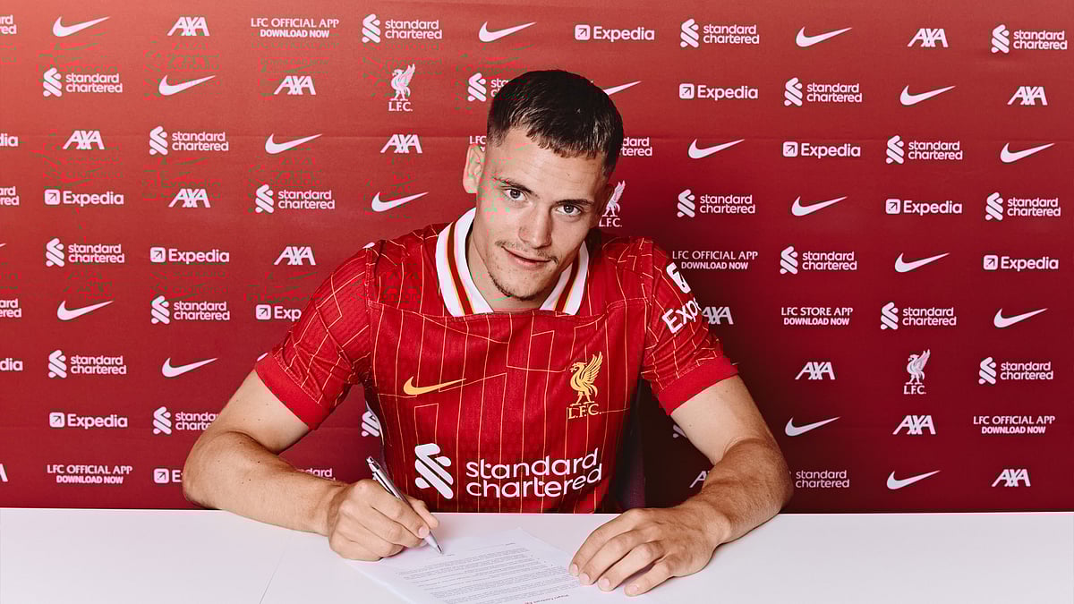 Liverpool's new signing Florian Wirtz