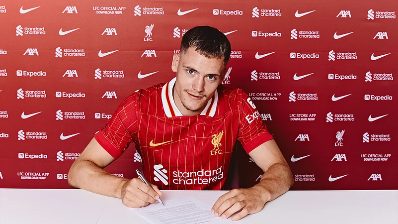 Liverpools new signing Florian Wirtz