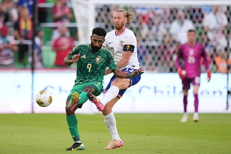 Concacaf Gold Cup 2025 group D match Saudi Arabia vs USA: Firas Alburaikan