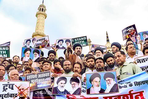 Protest over Iran-Israel conflict