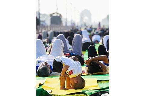 International Day of Yoga celebrations in Delhi