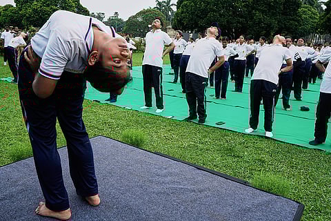 International Day of Yoga celebrations in Kolkata