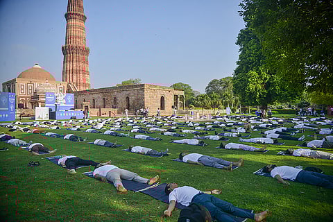 International Day of Yoga celebrations in New Delhi