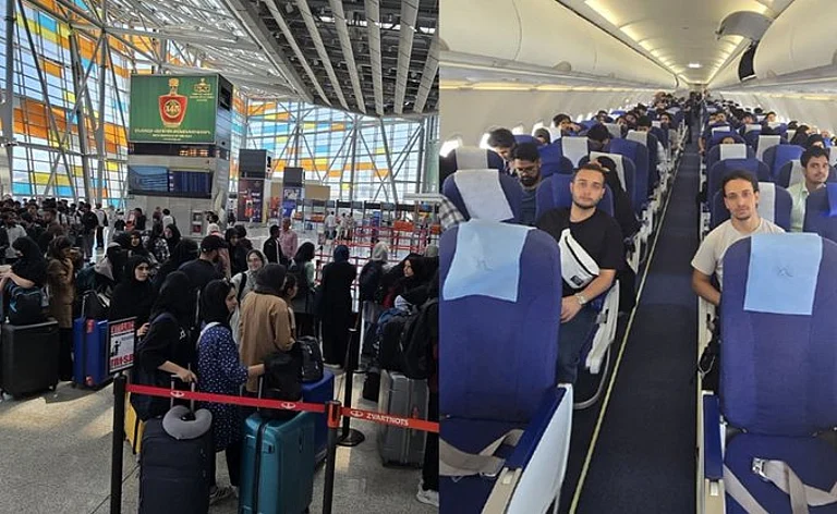 Indian students return to Delhi from conflict-hit Iran - X/@nabilajamal_