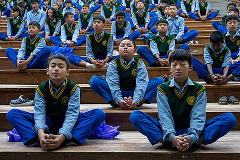 International Day of Yoga celebrations in Dharamshala
