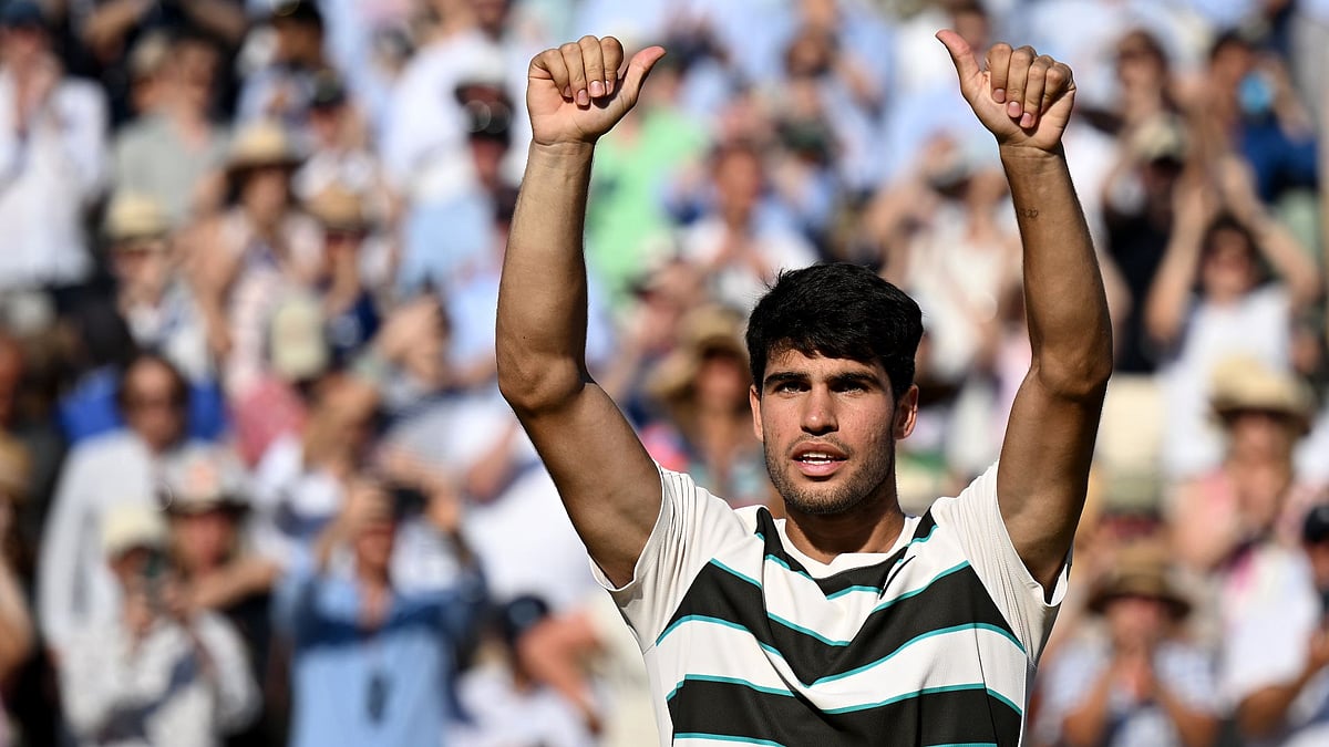 File : Alcaraz will face compatriot Roberto Bautista Agut in the semi-finals on Saturday.