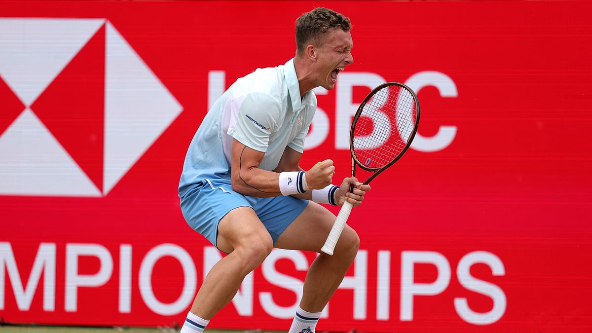 File : Jiri Lehecka downed Jack Draper at Queen's Club 2025.