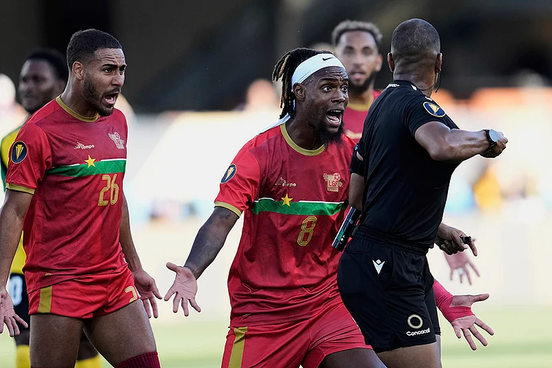 Concacaf Gold Cup 2025 group C match Jamaica vs Guadeloupe_Ange-Freddy Plumain