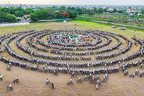 Fit India Sundays on Cycle initiative