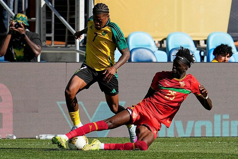 Concacaf Gold Cup 2025 group C match Jamaica vs Guadeloupe_Steve Solvet