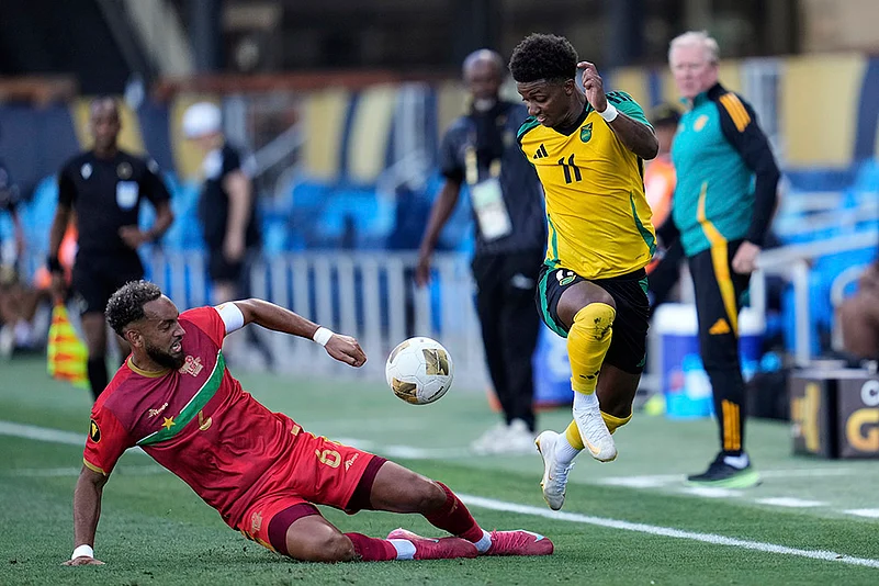 Concacaf Gold Cup 2025 group C match Jamaica vs Guadeloupe_Anthony Baron