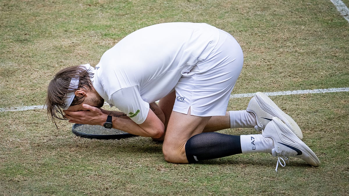 Alexander Bublik at the Halle Open
