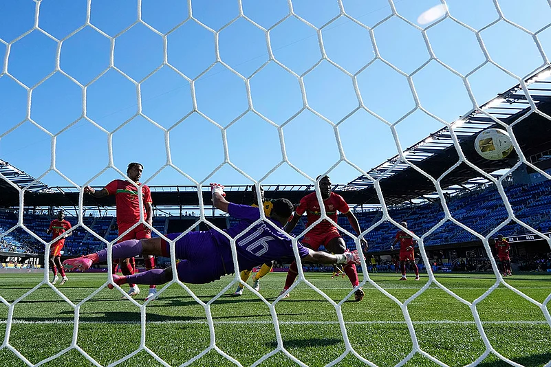 Concacaf Gold Cup 2025 group C match Jamaica vs Guadeloupe_Brice Cognard